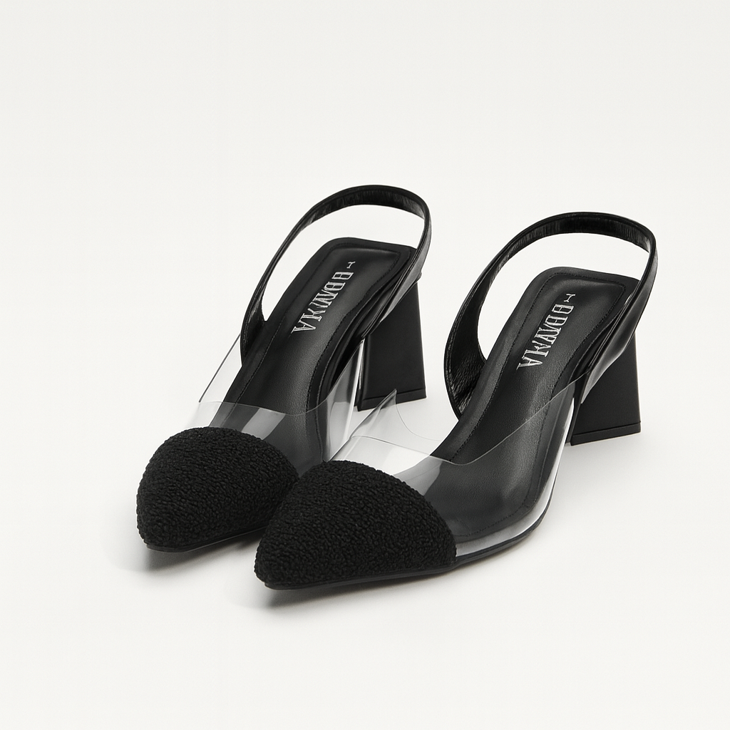 Noa Lucent Noir Heels