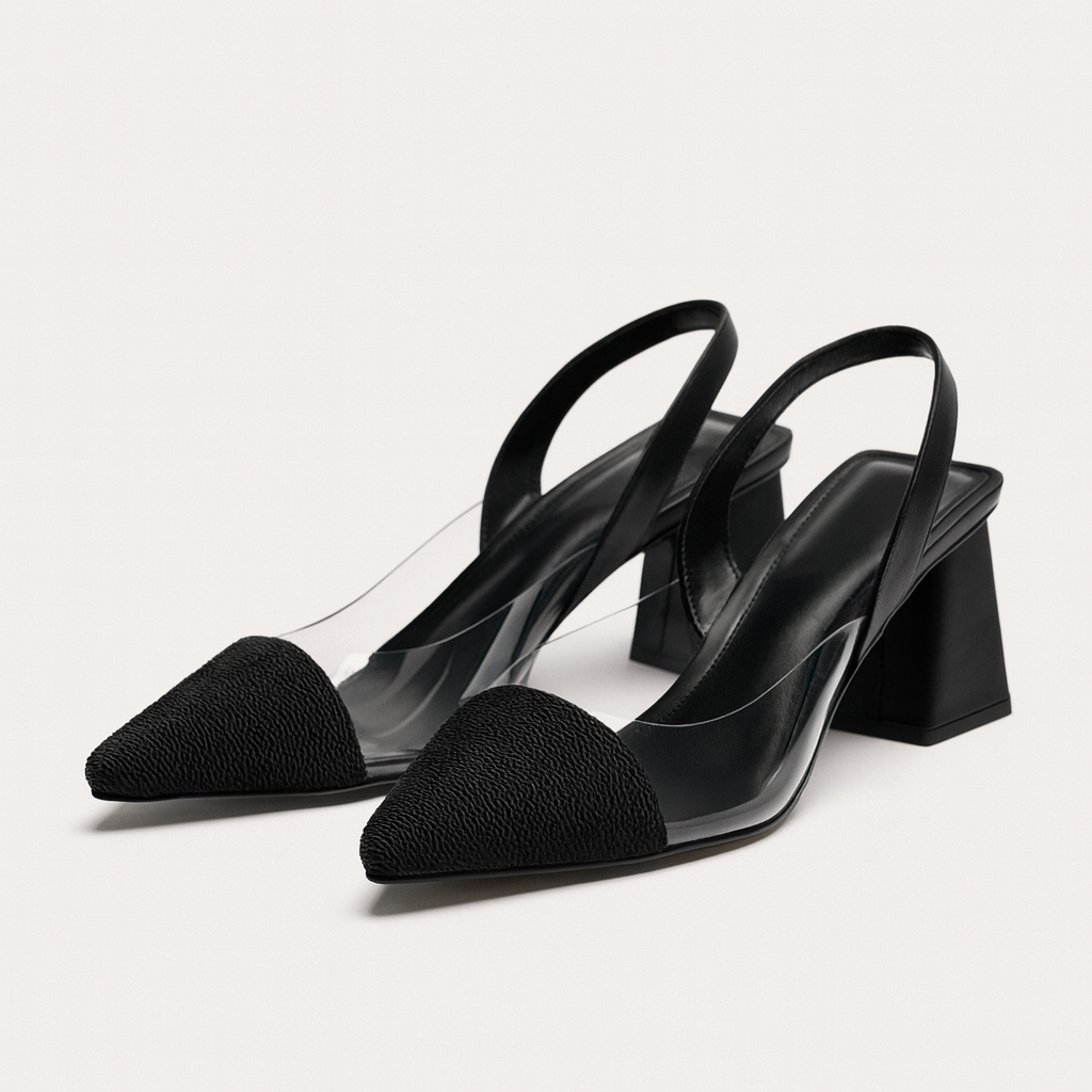Noa Lucent Noir Heels