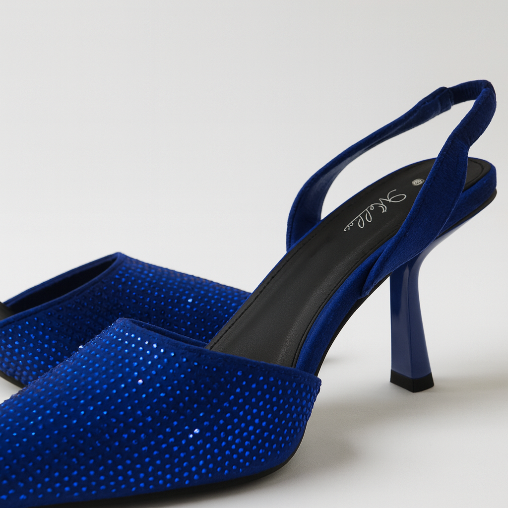 Amara Textured Sky Heels