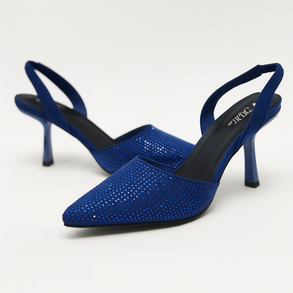 Amara Textured Sky Heels