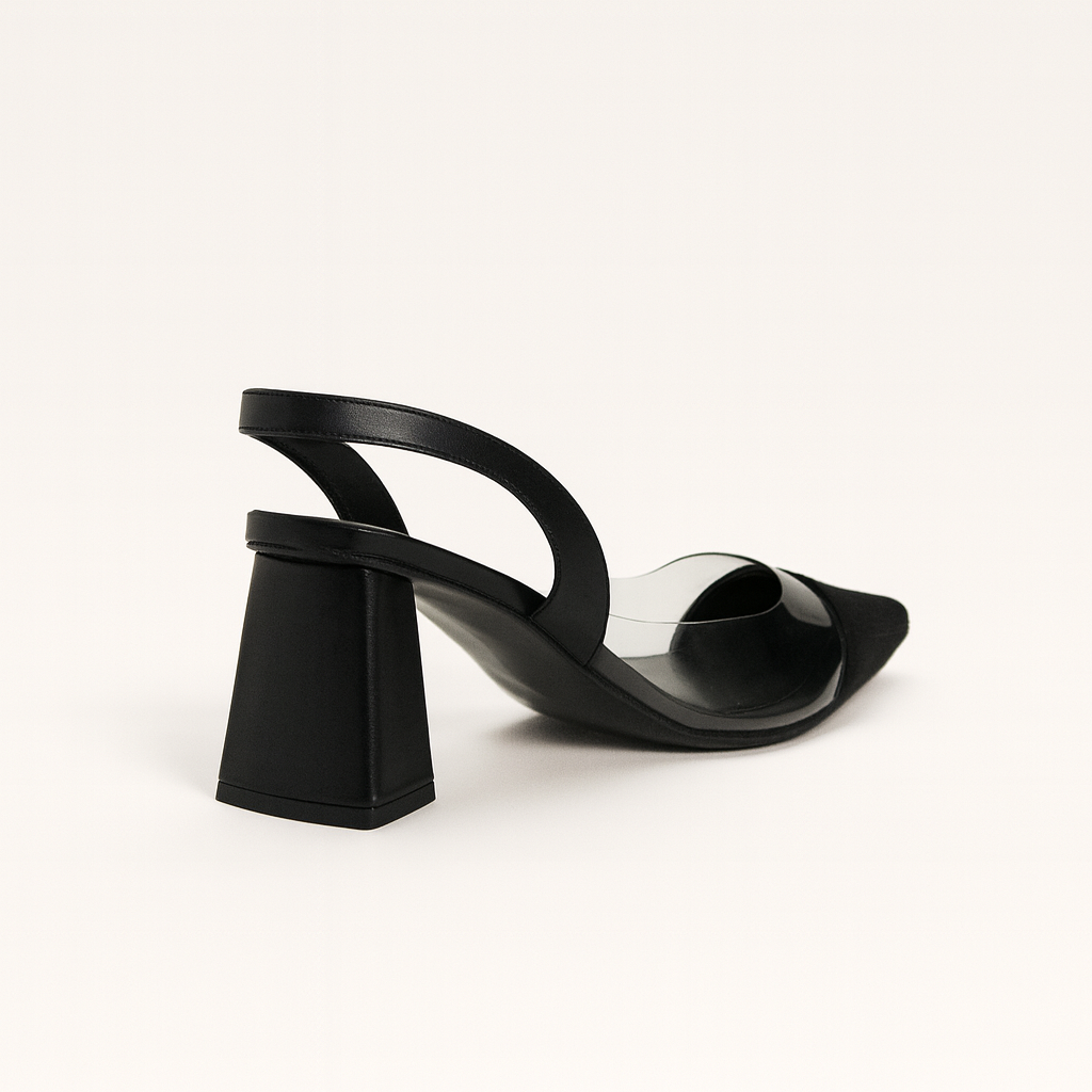 Noa Lucent Noir Heels