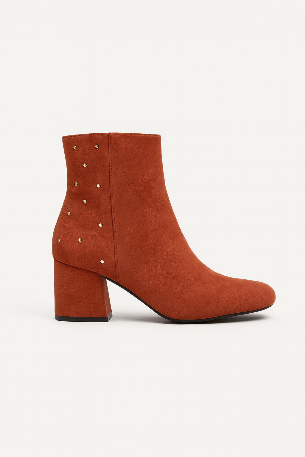 Amara Studded Block Heel Ankle Boots