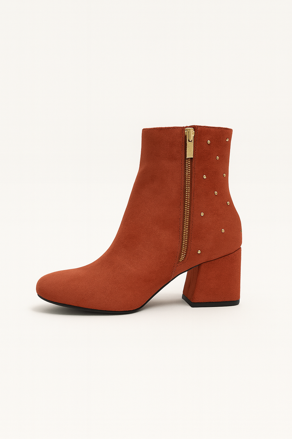 Amara Studded Block Heel Ankle Boots