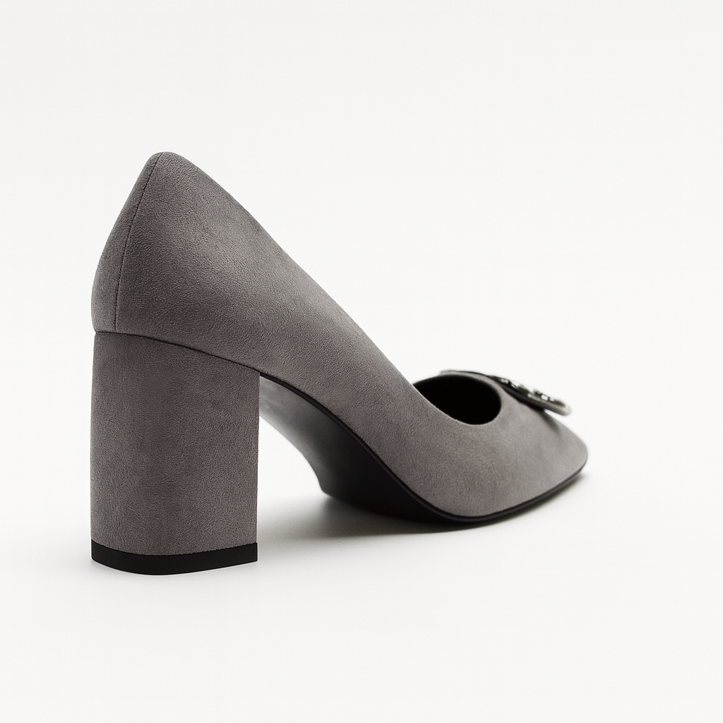 Celeste Charcoal Grace Pumps