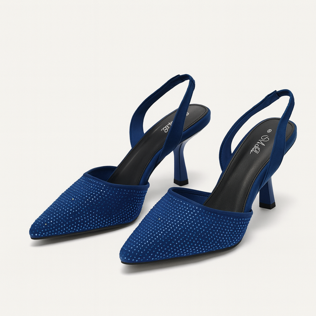Amara Textured Sky Heels
