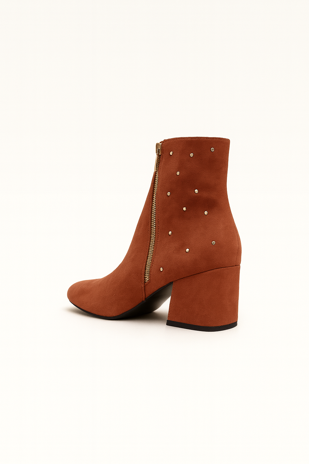 Amara Studded Block Heel Ankle Boots