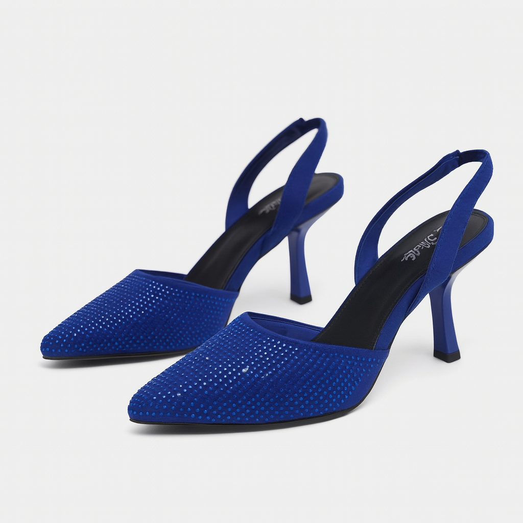 Amara Textured Sky Heels