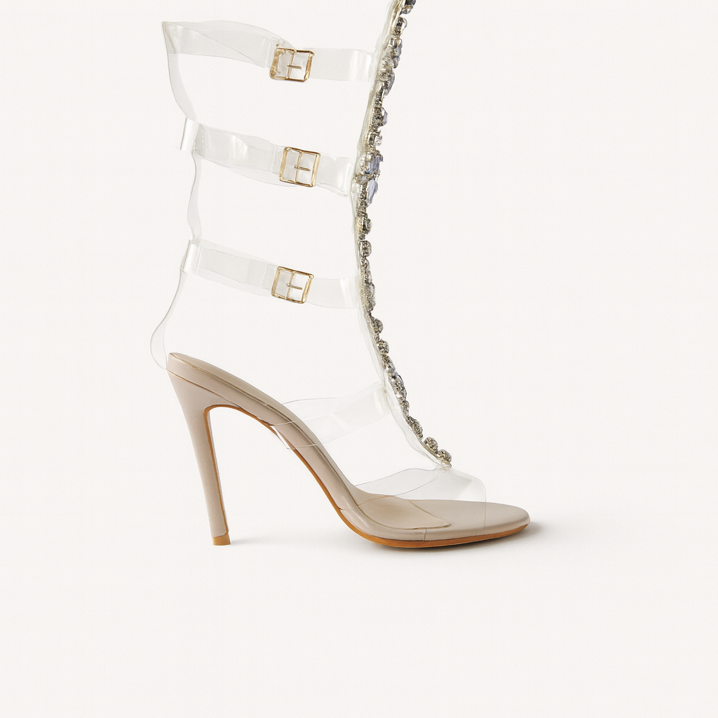 Seraphina Crystal Veil Heels